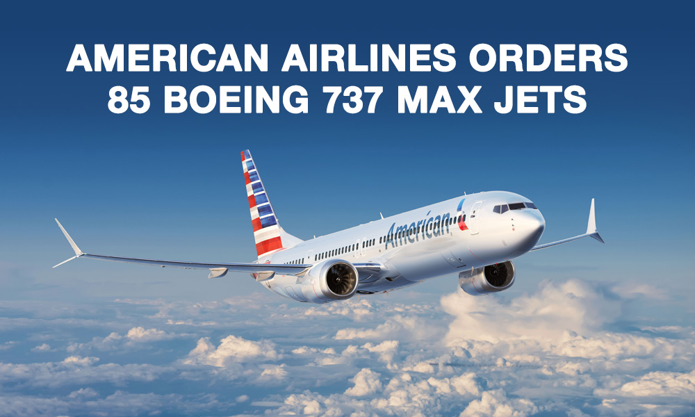 American Airlines orders 85 Boeing 737 MAX jets