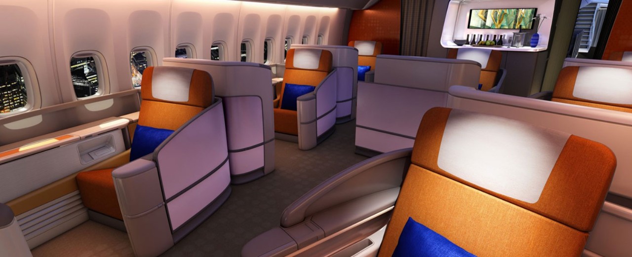 Image of 747 first class interior