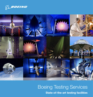Boeing Testing Service brochure image
