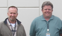 Engineers Troy Brunty and Dave Holman