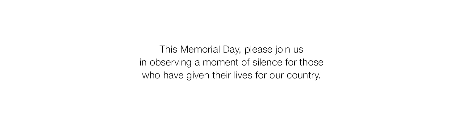 Moment of Silence
