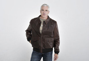 Picture of staff wearing a Flight jacket.