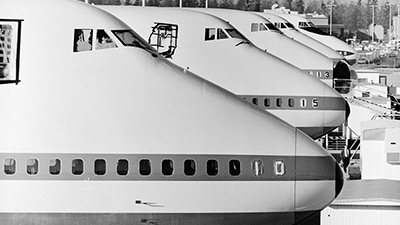 Frank Shrontz and a Sea of 747s