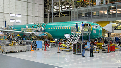 Boeing Begins Final Assembly of First 737 MAX