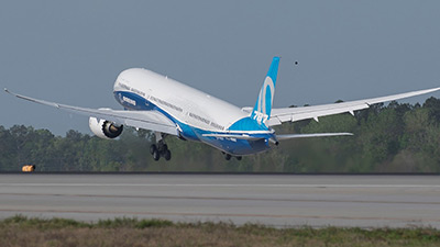 First Flight of the 787-10 Dreamliner