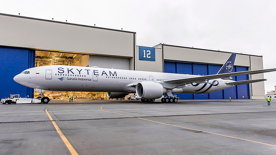 Garuda Indonesia Skyteam livery | boeing.com