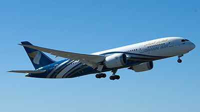 Oman Air celebrates its first delivery of the 787 Dreamliner