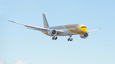 Scoot celebrates its first delivery of the 787 Dreamliner