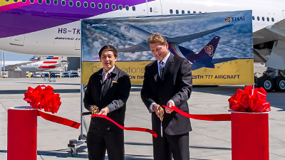 Thai Airways International Celebrates 25th Direct 777 Delivery