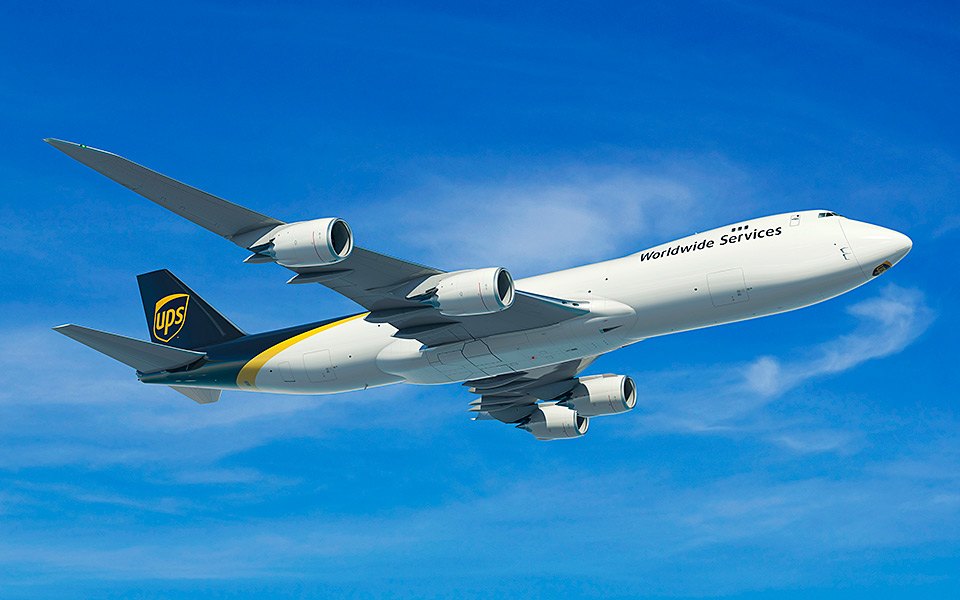 UPS Boeing 747-8F. Source: Boeing.