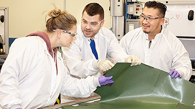 Savings come out in the wash as composites center shifts to cloth lab coats