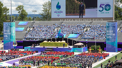 Cheer squad: Boeing steps up as sponsor for Special Olympics USA Games