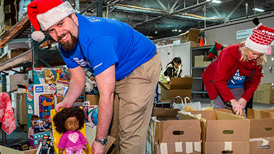 Boeing employees make the holiday season brighter