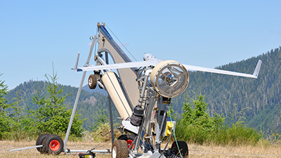 Boeing drone helps fight largest wildfire in Washington state history