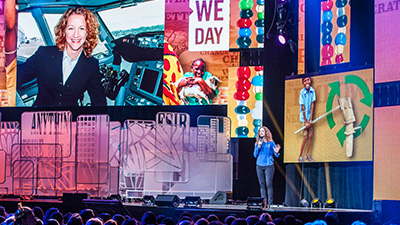 'Bring out the Good': Students find inspiration at Boeing-supported We Day