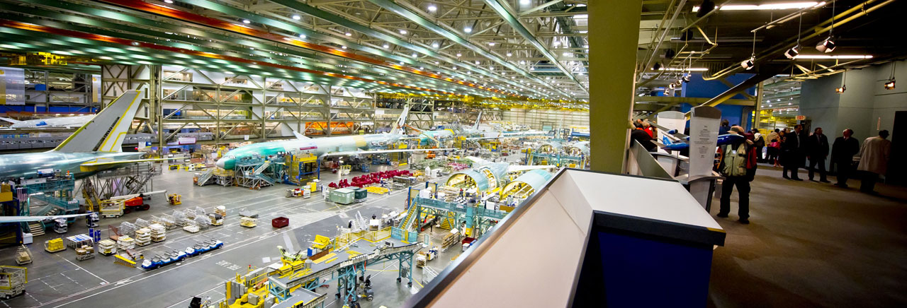 Boeing factory floor