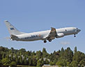 Picture of P-8 aircraft in flight.