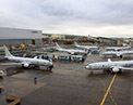 Picture of P-8 A Poseidon aircraft on ramp.