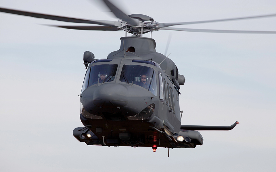 MH-139 in flight.