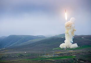 Picture of missile launch.