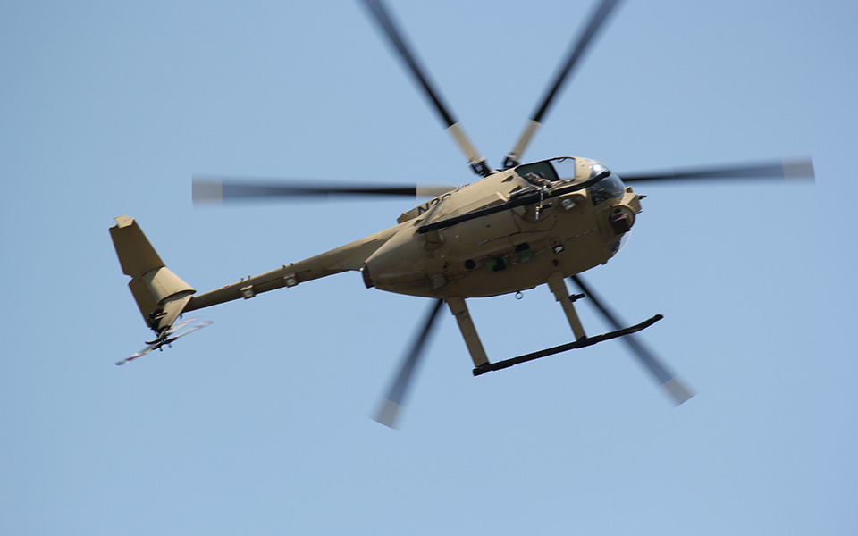 Picture of Unmanned Little Bird in flight.