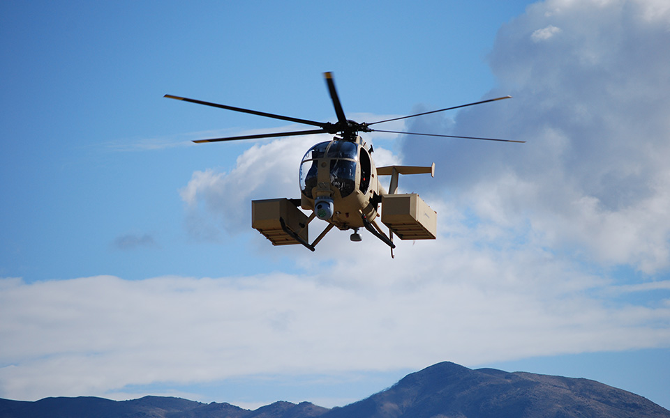 Picture of Unmanned Little Bird in flight.
