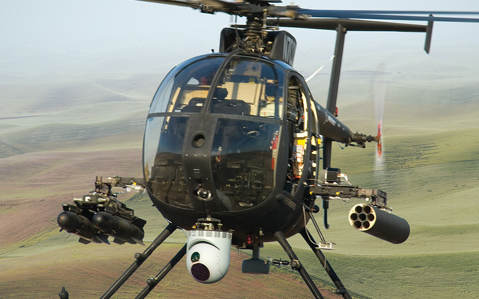 Picture of Unmanned Little Bird in flight.