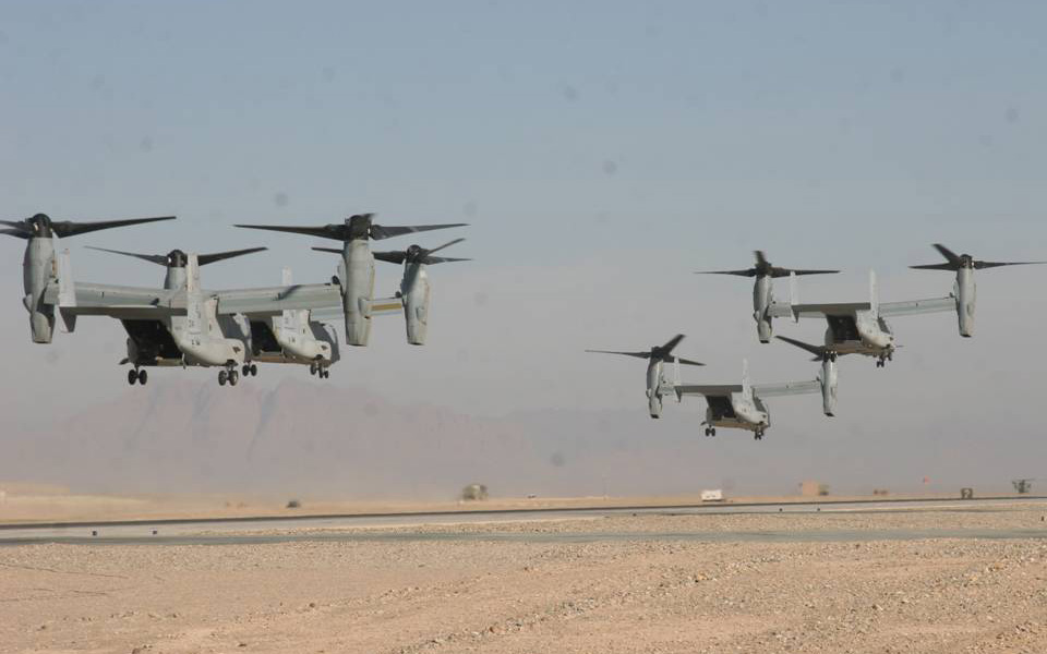 V-22 aircraft