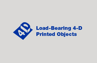 Load-bearing 4-D Printed Objects