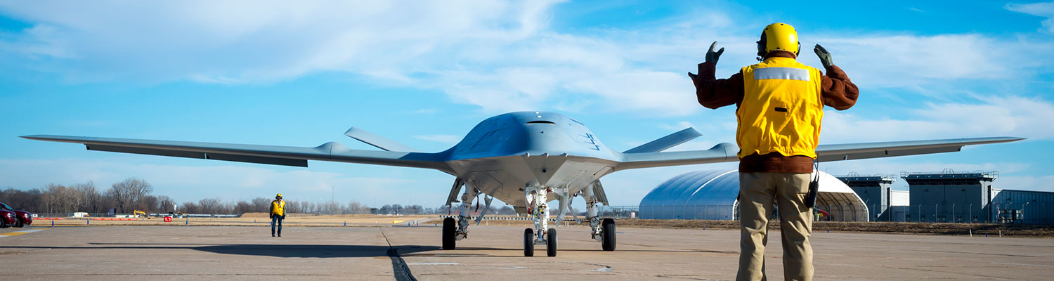 Unmanned aerial refueler MQ25