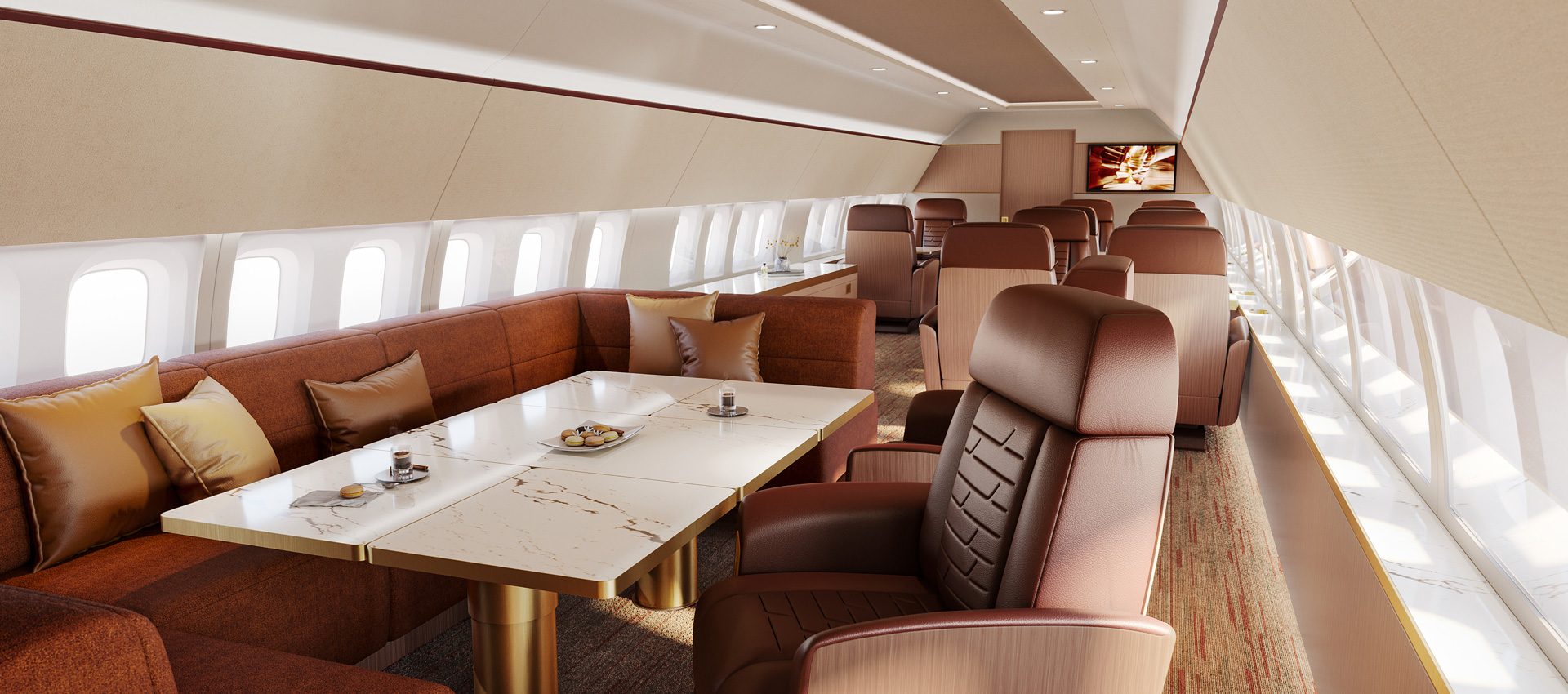 Boeing Business Jet Interior