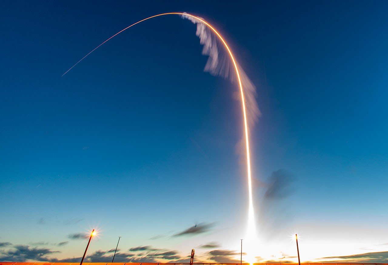 Launch of the CST-100 Starliner Orbital Flight Test on Dec. 20, 2019.