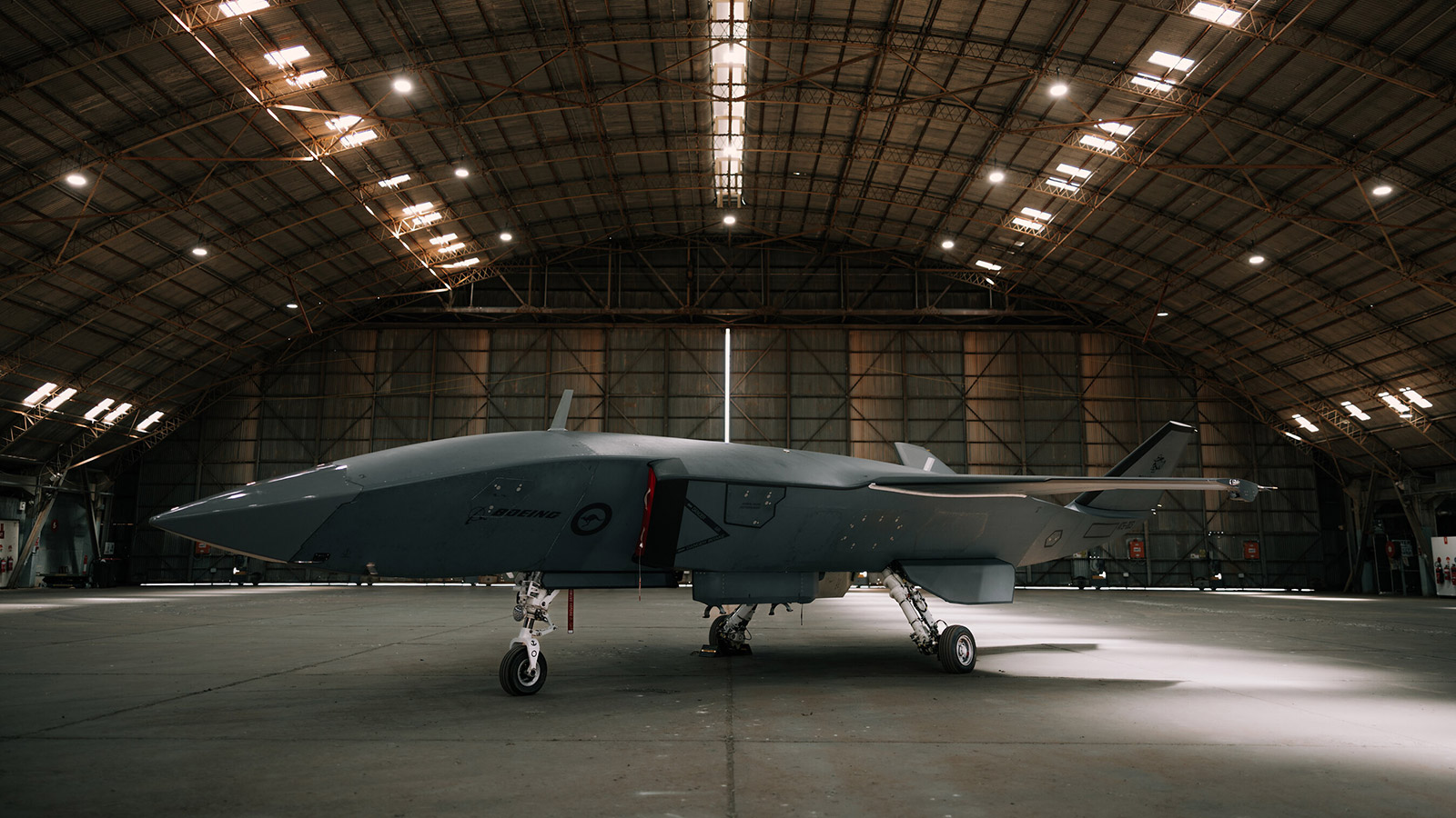 MQ-28 Ghost Bat presentato da Boeing al salone aerospaziale di Farnborough 2026