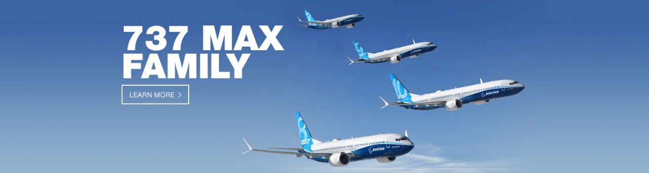 737 MAX family in flight