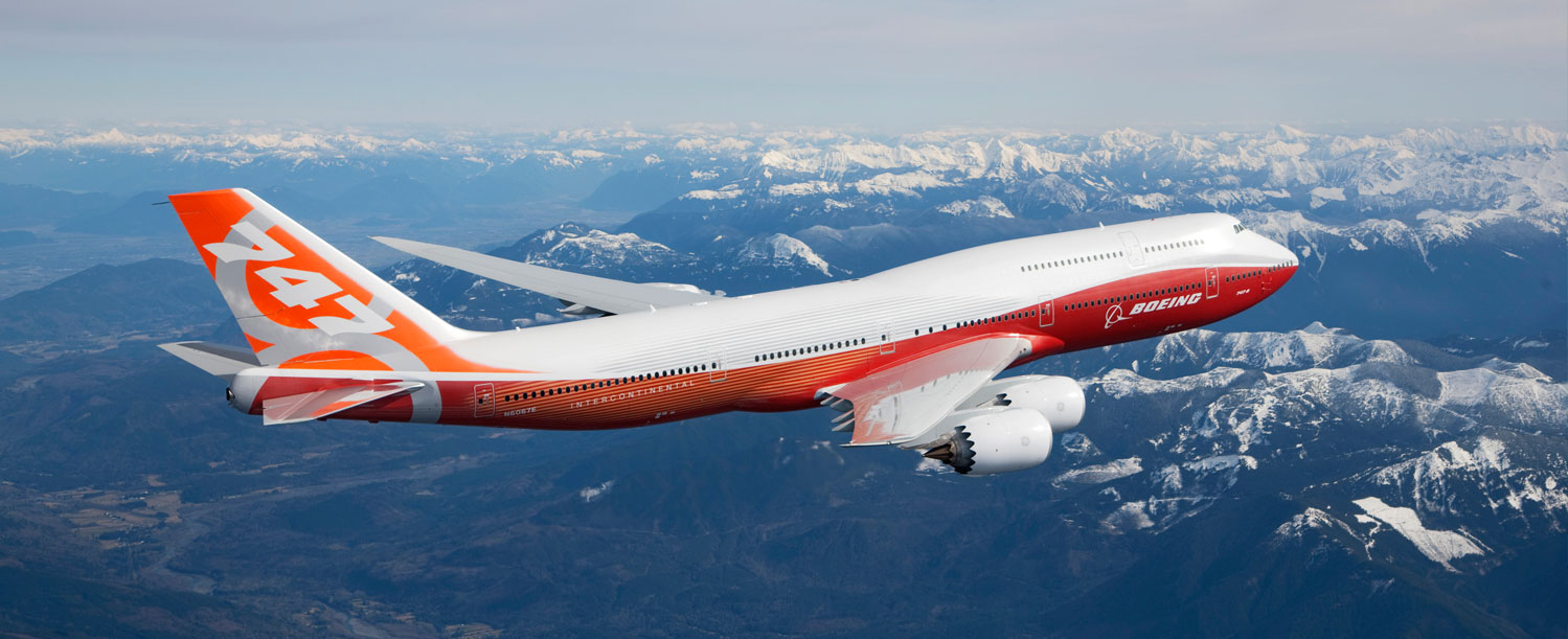 Image of 747 flying