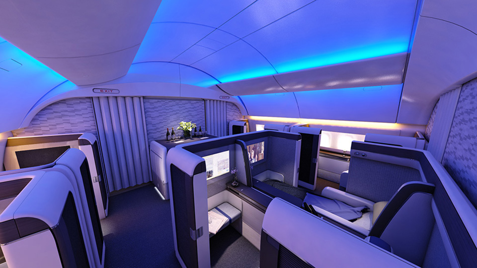 Picture of Boeing 7 7 7 seating.