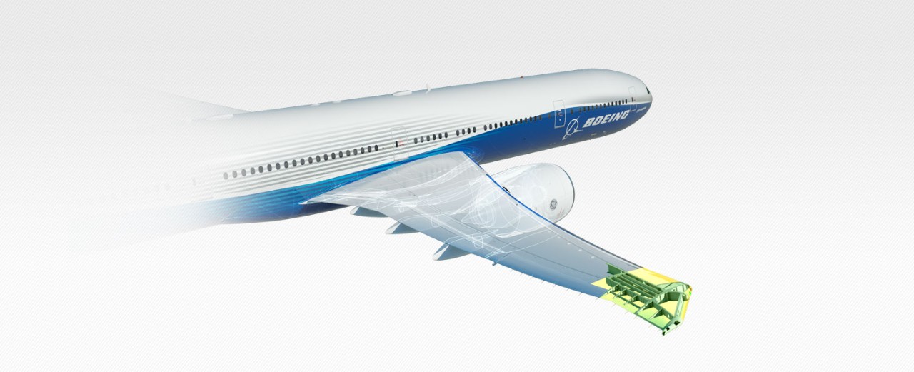 Image of Boeing 777 wingtip