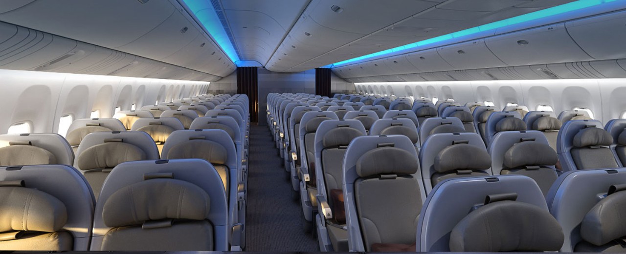Image of 777 economy class