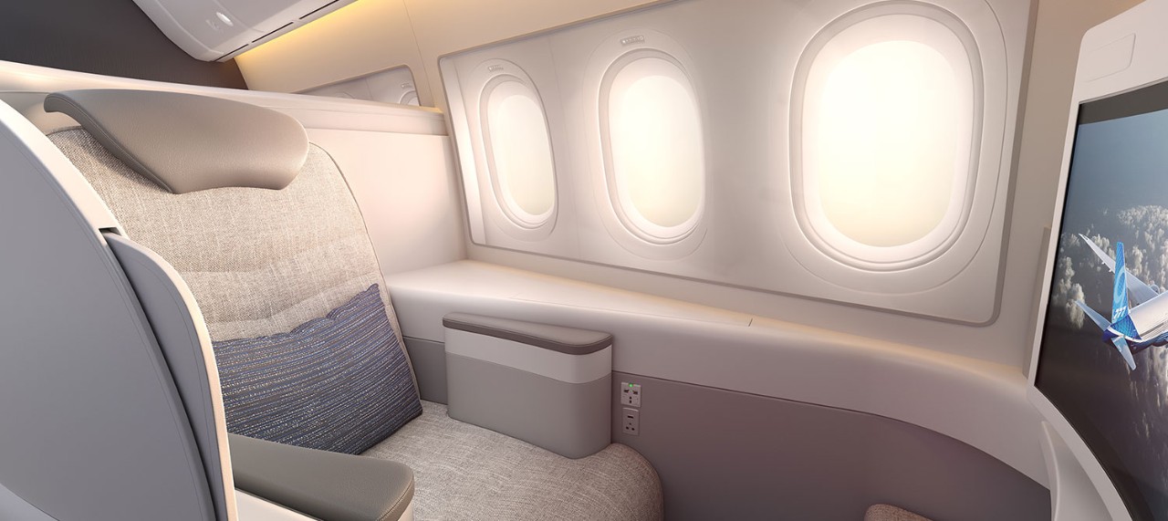 777X cabin interior