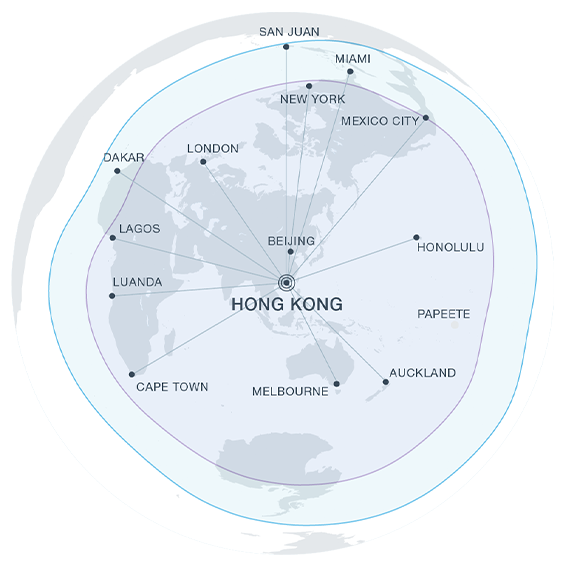 777X Hong Kong range chart