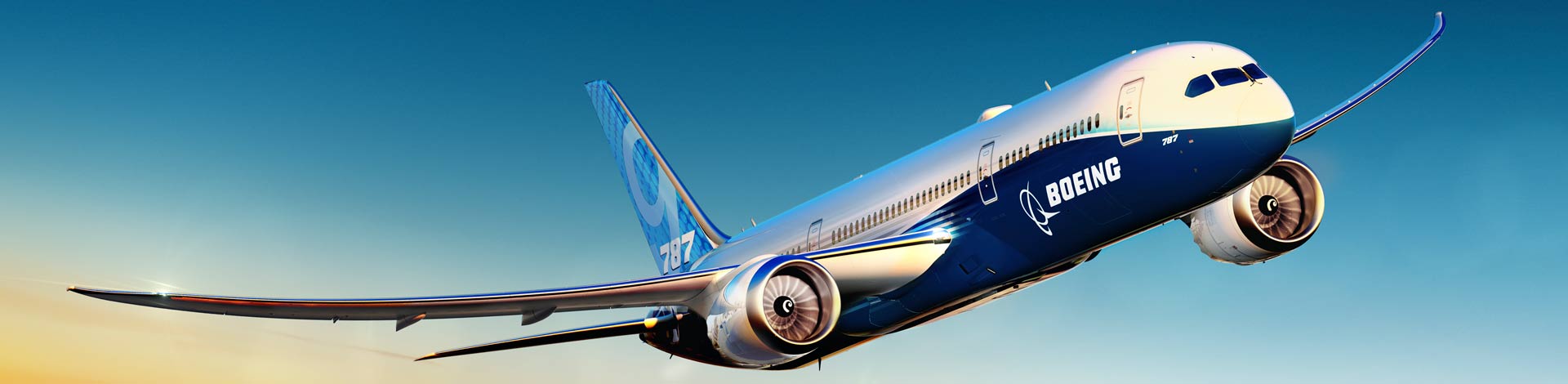   787-9 in flight