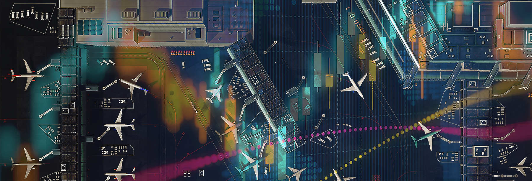 image of digitized map and computer screens