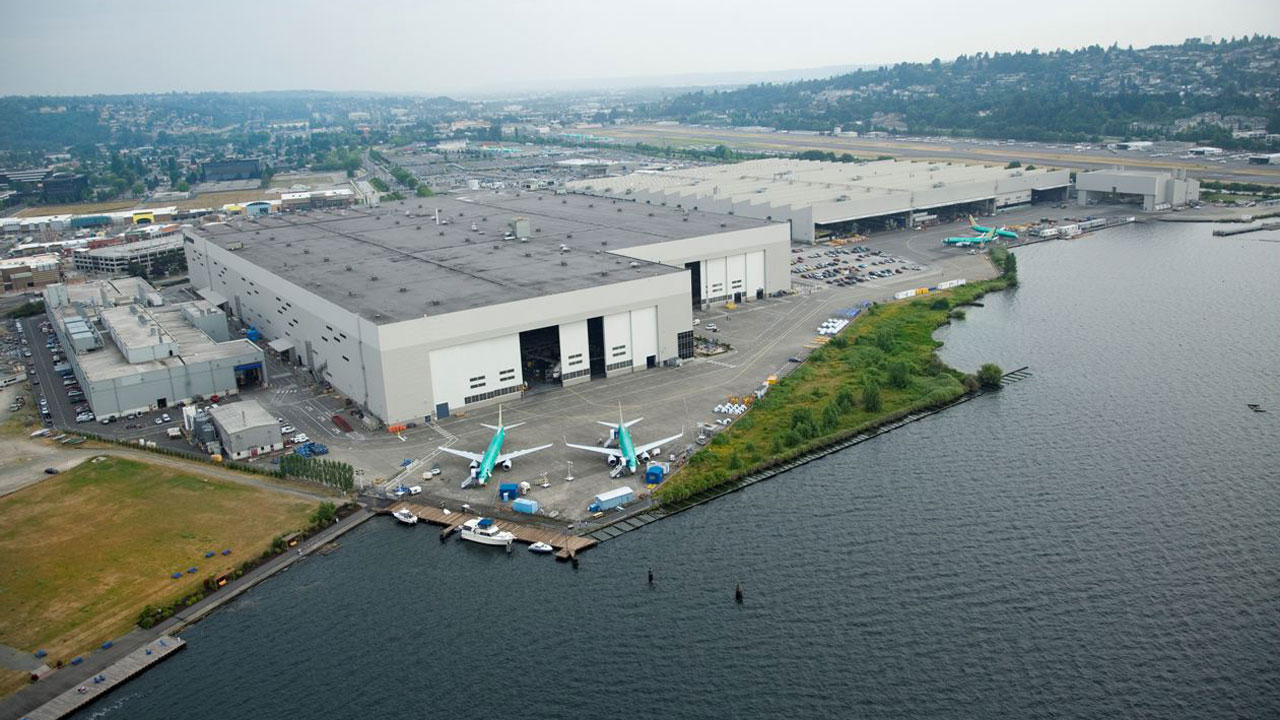 Renton, Wash., site aerial view.