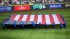 Puget Sound chapter of the Boeing Veterans Engagement Team presenting the flag at the Mariners Salute to Armed Forces Night.