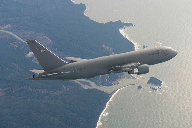 KC-46 in flight.