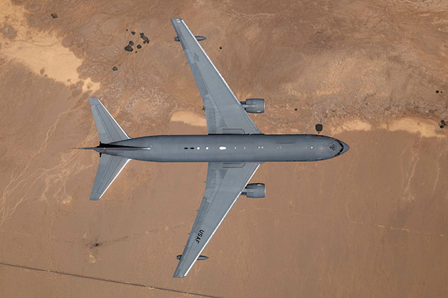 KC-46 in flight.