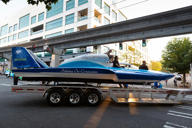 Seafair hydroplane.