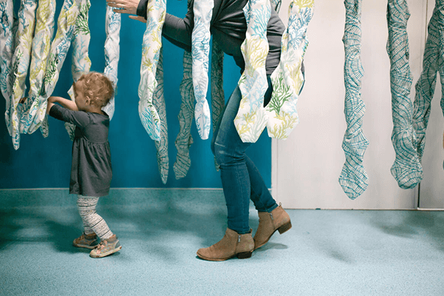 Children at the museum.