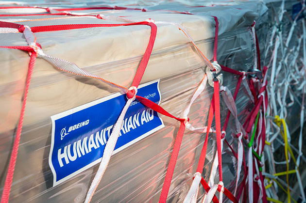 Ethiopian, AerCap and Boeing Humanitarian Aid Cargo
