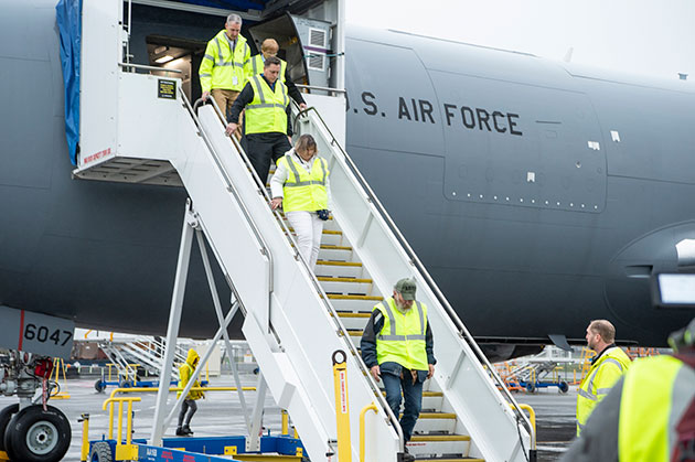 KC-46A Tanker VH047 Delivery & Flyaway to Pease ANGB with MGen Williams